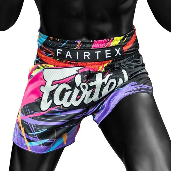 Short de Muay Thai Fairtex World Music, Taille: 2XL, Couleur: Noir, 3 image