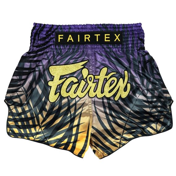 Short de Muay Thai Fairtex Dawn, Taille: M, Couleur: Bleu