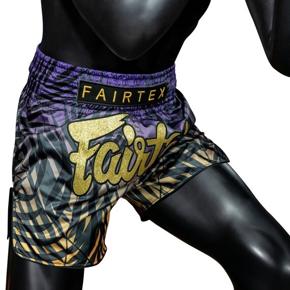Short de Muay Thai Fairtex Dawn, Taille: M, Couleur: Bleu, 4 image