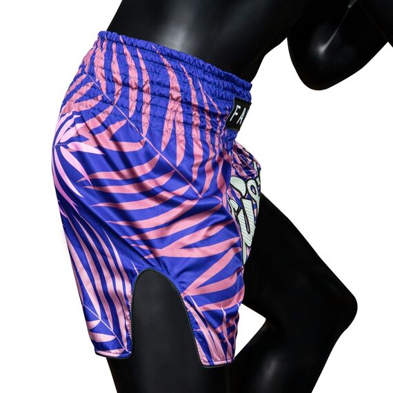 Muay Thai Shorts Fairtex Enchanted Jungle, Bekleidungsgrösse: L, Farbe: Violett, 2 image