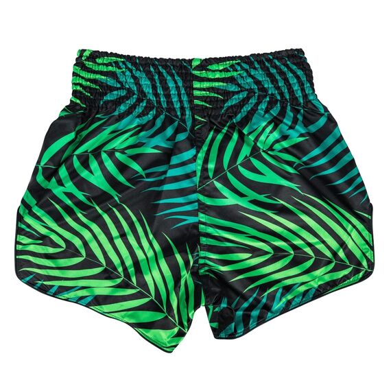 Short de Muay Thai Fairtex Tropical, Taille: L, Couleur: Vert, 2 image