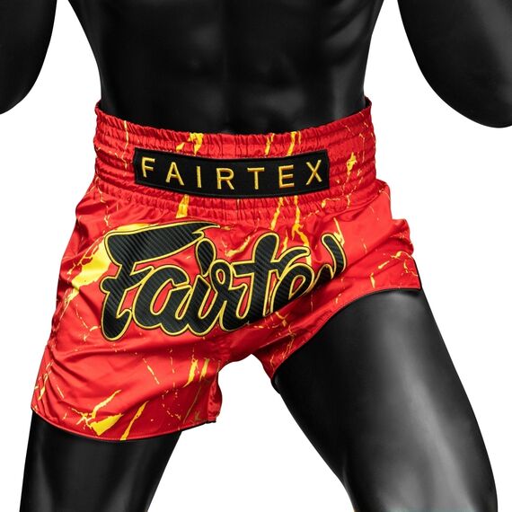 Muay Thai Shorts Fairtex Inferno, Bekleidungsgrösse: 2XL, Farbe: Rot, 3 image