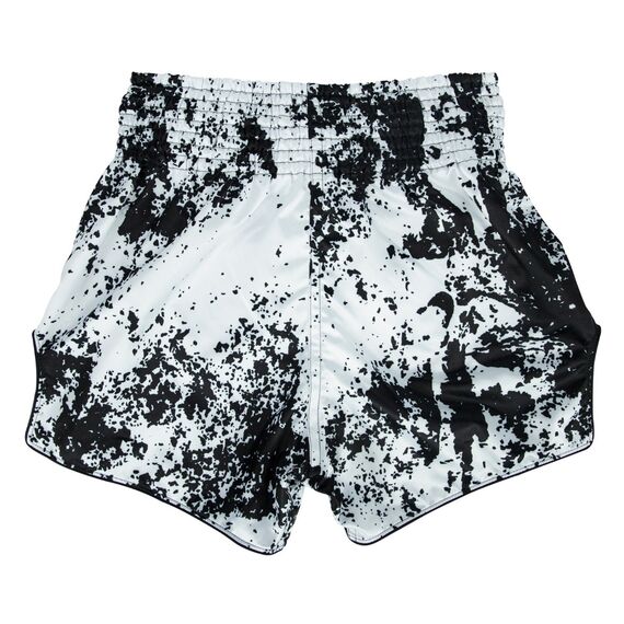 Short de Muay Thai Fairtex Grunge, Taille: S, Couleur: Blanc, 2 image