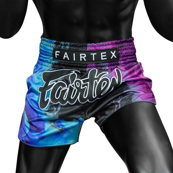 Short de Muay Thai Fairtex Tech House, Taille: S, Couleur: Bleu, 4 image