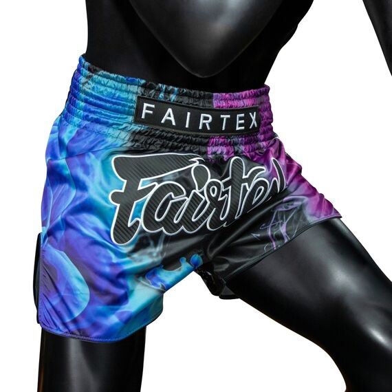 Short de Muay Thai Fairtex Tech House, Taille: 2XL, Couleur: Bleu, 4 image