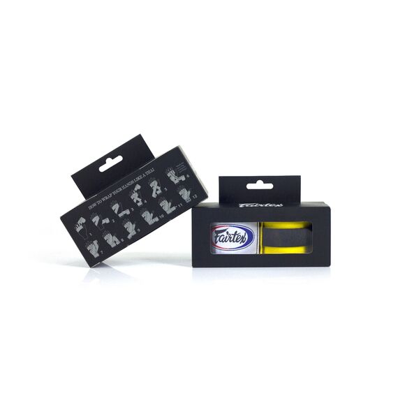 Hand wraps Fairtex 3m, Colour: Yellow, Length: 3.0m, 2 image