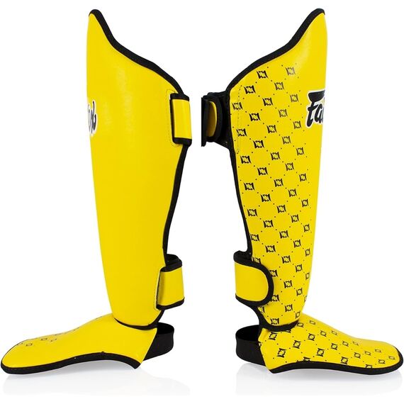 Shin guards Fairtex SP5 Compétition, Size: M, Colour: Yellow, 3 image