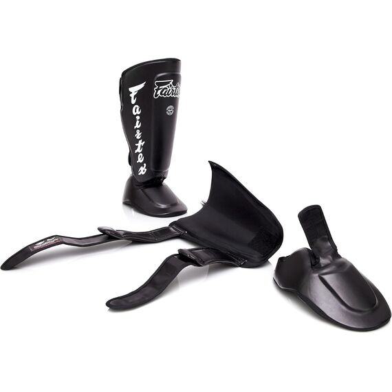 Shin guards Fairtex SP7 Twister Detachable, Size: XL, Colour: Schwarz, 4 image