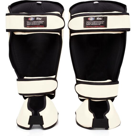 Protèges-Tibias Fairtex SP7 Twister Détachable, Taille: S, Couleur: Blanc, 5 image