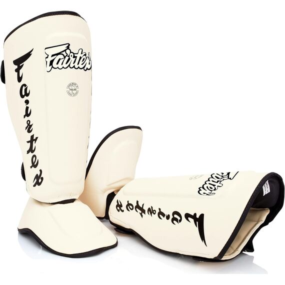 Protèges-Tibias Fairtex SP7 Twister Détachable, Taille: S, Couleur: Blanc, 3 image