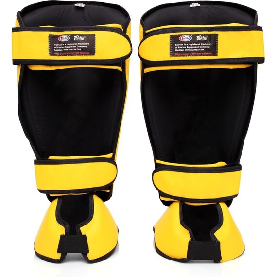 Protèges-Tibias Fairtex SP7 Twister Détachable, Taille: L, Couleur: Jaune, 5 image