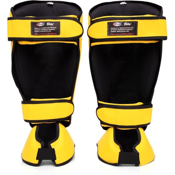 Schienbeinschützer Fairtex SP7 Twister Abnehmbar, Bekleidungsgrösse: M, Farbe: Gelb, 5 image