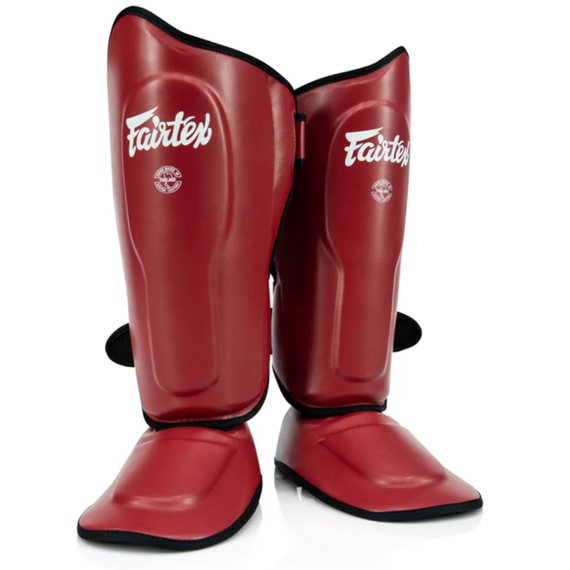 Schienbeinschützer Fairtex SP9 Ultra Ergo, Bekleidungsgrösse: L, Farbe: Rot