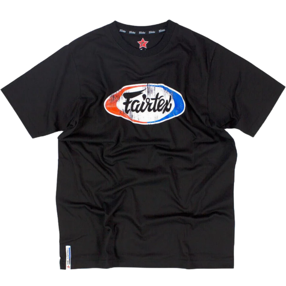 T-Shirt Fairtex Vintage, Size: M, Colour: Schwarz