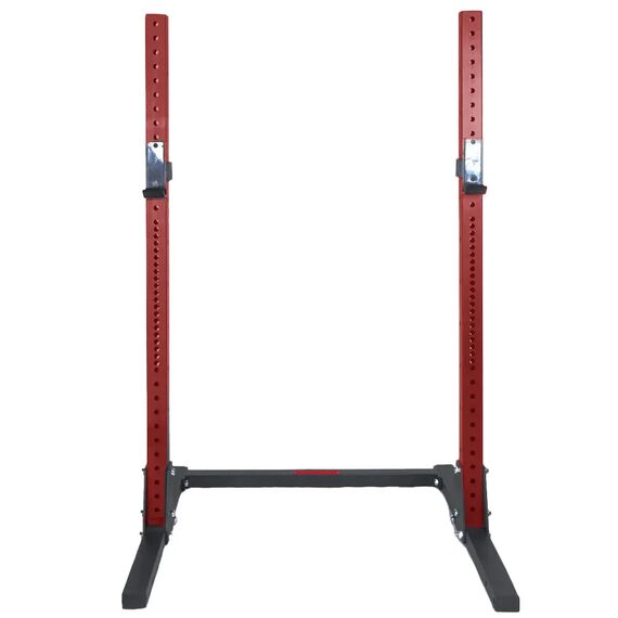 GladiatorFit Hantelständer / Hantelkäfig aus Stahl | Rot 200 CM