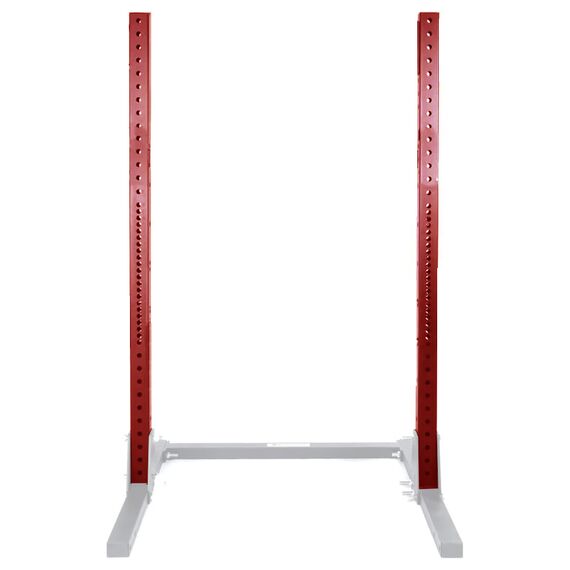 Squat rack uprights GladiatorFit (set of 2) | Red 200 CM, 2 image