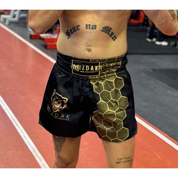 Muay Thaï Shorts, Bekleidungsgrösse: 2XL, Farbe: Schwarz, 3 image