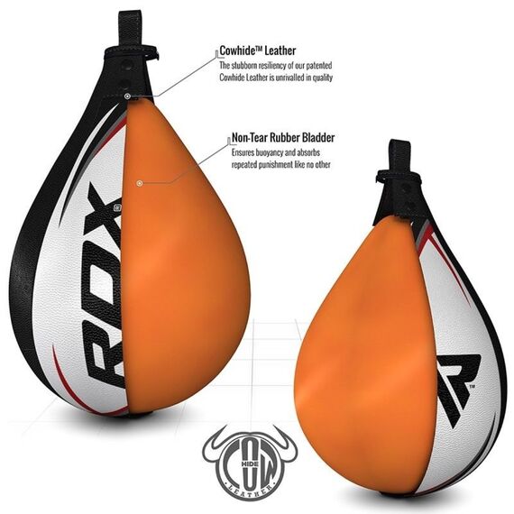 Speed Ball Leather Multi White/Red, Size: One Size, Colour: Weiss, 3 image