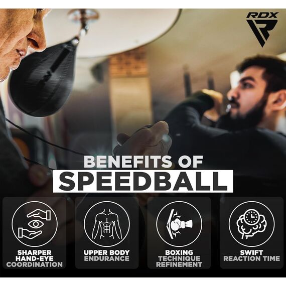 RDX F6 KARA Speed Ball – Intense & Precise Training, Size: One Size, Colour: Rot, 6 image
