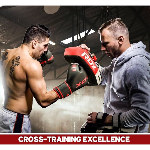 RDX T1 Curved Thai Kick Pad – The Ultimate Muay Thai Training Gear, Size: One Size, Colour: Schwarz, 8 image