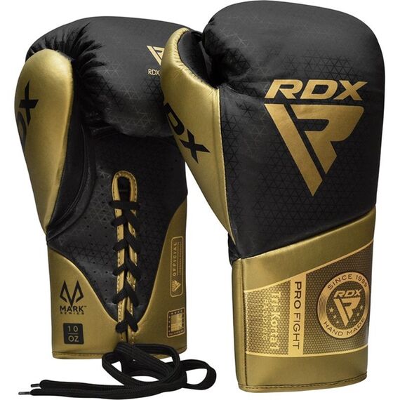 RDX K1 Mark Pro Fight Boxing Gloves, Colour: Gold, OZ: 10oz, 10 image