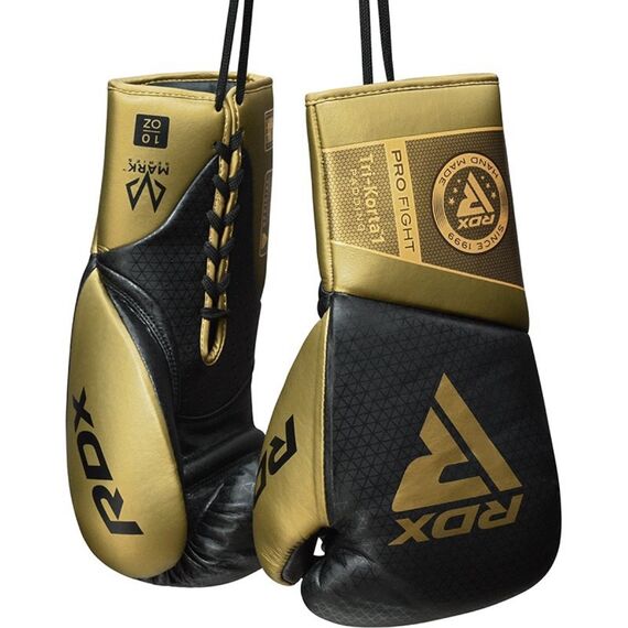 RDX K1 Mark Pro Fight Boxing Gloves, Colour: Gold, OZ: 10oz, 5 image