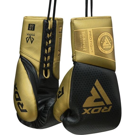 RDX K2 Mark Pro Fight Boxing Gloves, Colour: Gold, OZ: 8oz, 6 image