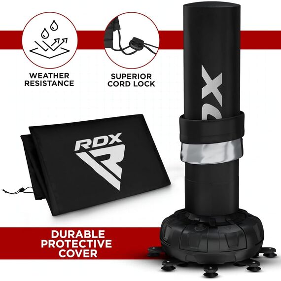 Free Standing Punch Bag F9 + Bag Mitts, Colour: Schwarz, Length: 1.8m, 2 image