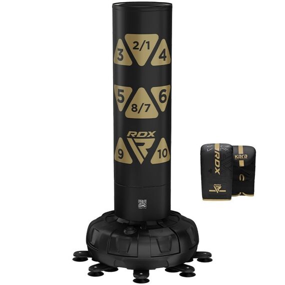 Free Standing Target Black+ Bag Mitts, Colour: Gold, Length: 1.8m, 2 image