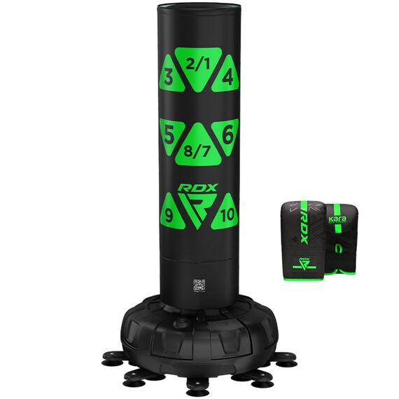 Free Standing Target Black+ Bag Mitts, Colour: Green, Length: 1.8m, 5 image