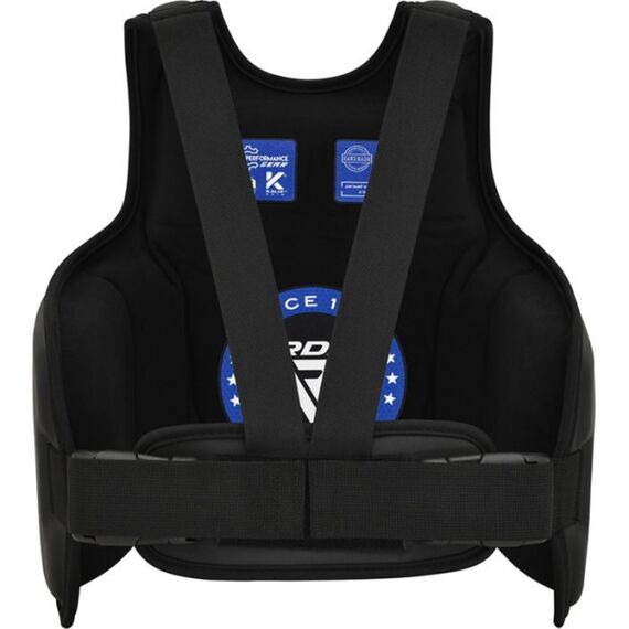 Chest Guard F6 Matte Blue-L/XL, Colour: Schwarz, Size: L-XL, 4 image
