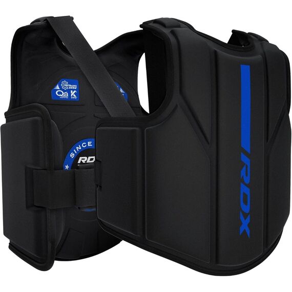Chest Guard F6 Matte Blue-L/XL, Colour: Schwarz, Size: L-XL, 8 image