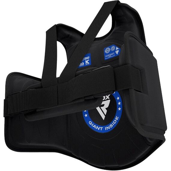 Chest Guard F6 Matte Blue-L/XL, Colour: Schwarz, Size: L-XL, 9 image