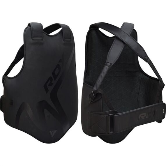 Chest Guard T-15 Matte Black, Colour: Schwarz, 4 image