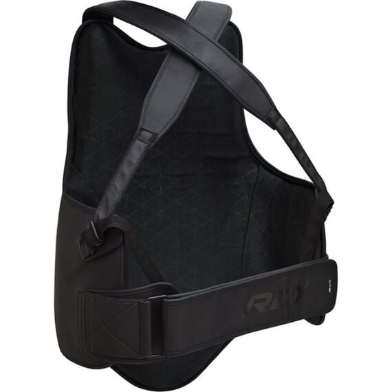 Chest Guard T-15 Matte Black, Colour: Schwarz, 5 image