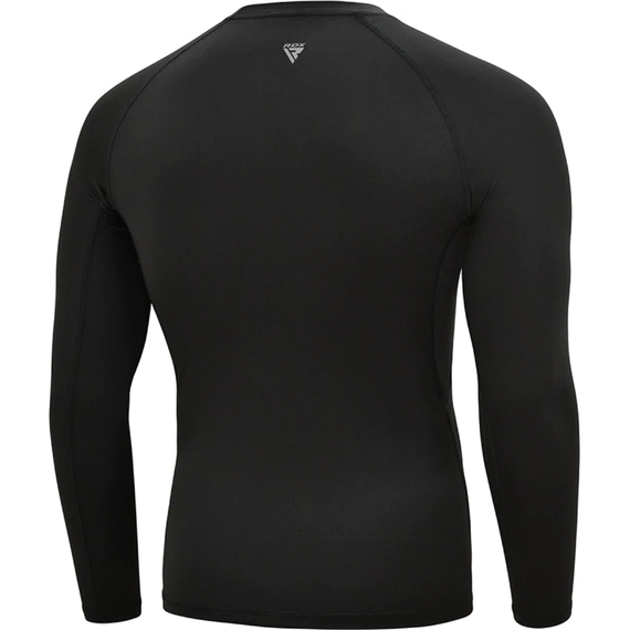 T-Shirt de compression T15 Rashguard manches longues, Taille: S, Couleur: Noir, 2 image