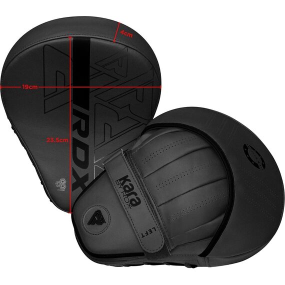 RDX F6 KARA Pratzen – Perfekte Schlagkontrolle & Schutz, Bekleidungsgrösse: One Size, Farbe: Schwarz, 4 image