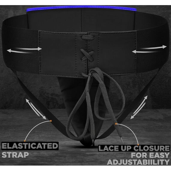 Groin Guard Rex F6 Matte Blue-S, Size: S, Colour: Schwarz, 4 image