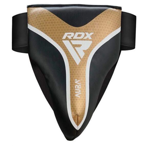 RDX Groin Guard Aura Plus T-17 Black/Golden-S+, Size: S, Colour: Gold