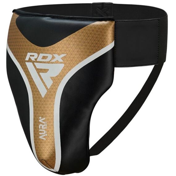 RDX Groin Guard Aura Plus T-17 Black/Golden-S+, Size: S, Colour: Gold, 5 image