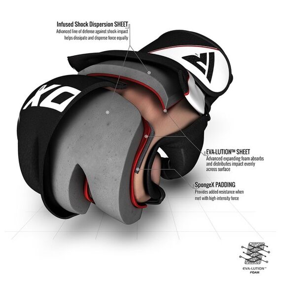 Grappling Glove New Model Ggrf-12B-L, Colour: Schwarz, Size: L, 6 image