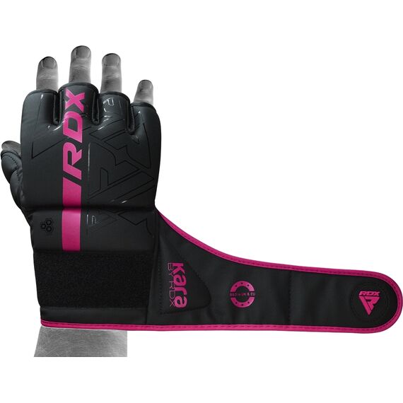 Grappling Gloves F6 Matte Pink-S, Size: S, Colour: Schwarz, 6 image