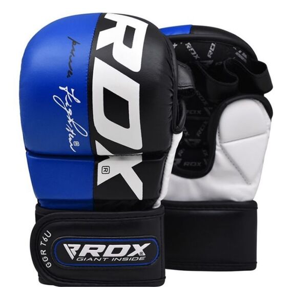 Gants de MMA Sparring T6 Plus, Taille: L, Couleur: Bleu