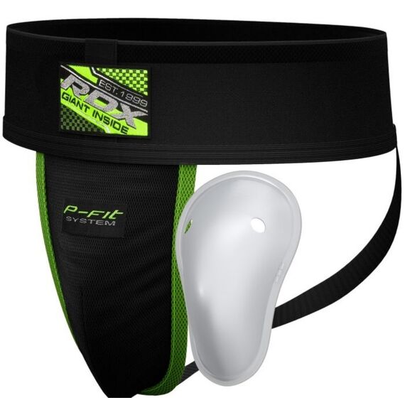 RDX H1 Coquille Supporter – Protection Ultime pour Combattants, Size: S, Colour: Schwarz