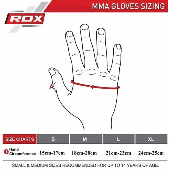 Gants de MMA Sparring Shooter T15, Taille: S, Couleur: Noir, 3 image