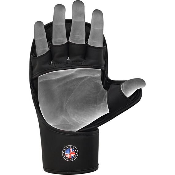 RDX Grappling Gloves Shooter Aura Plus T-17 Black Golden-Xl, Size: XL, Colour: Schwarz, 3 image
