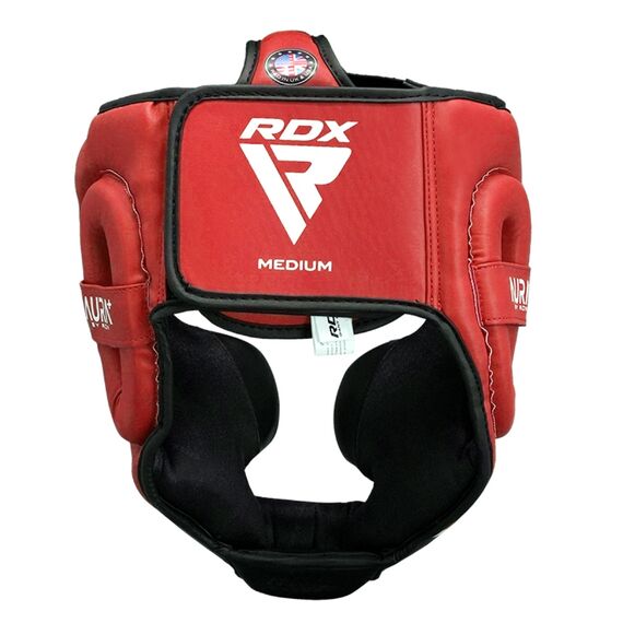 RDX Head Guard Aura Plus T-17 Red/Black-S, Size: S, Colour: Rot, 4 image