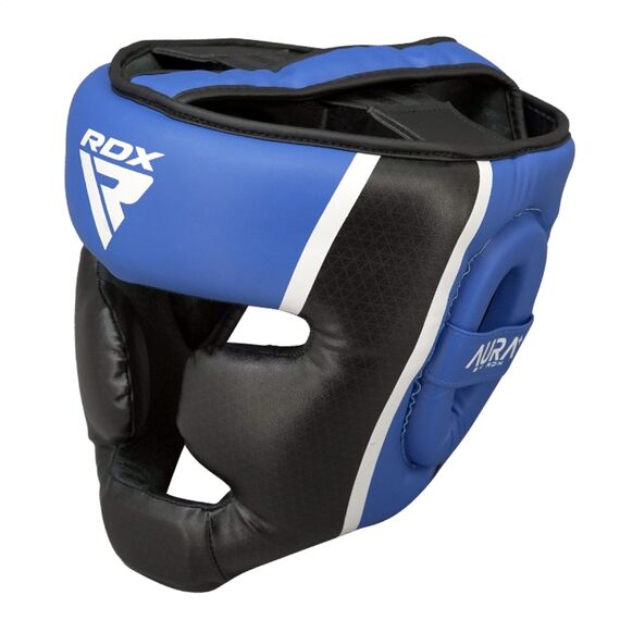 RDX Head Guard Aura Plus T-17 Blue/Black-M, Size: M, Colour: Blue