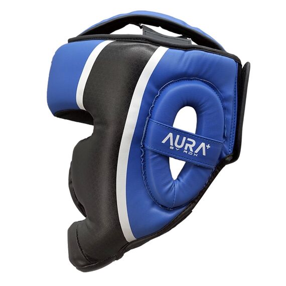 RDX Head Guard Aura Plus T-17 Blue/Black-M, Size: M, Colour: Blue, 3 image