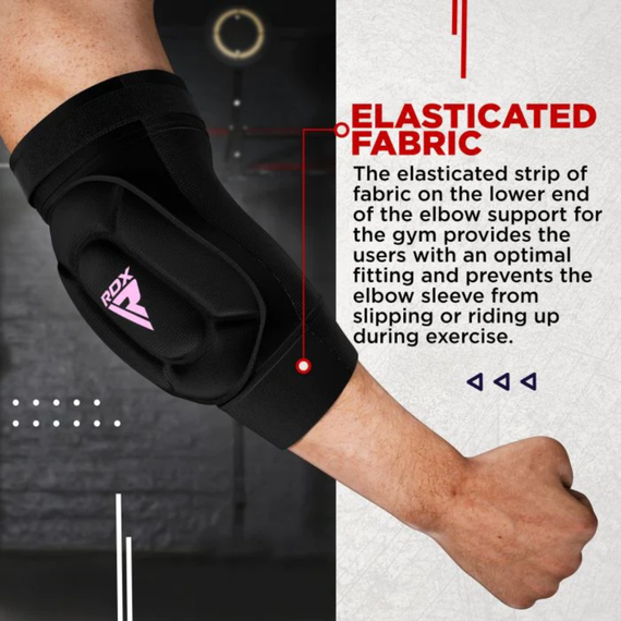 Hosiery Elbow Foam Black/Pink-S, Size: S, Colour: Schwarz, 4 image